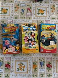 3 VHS Dragonball anni 2000 eccellenti condizioni