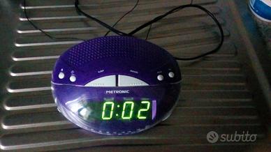 Radiosveglia Metronic - usato parzialmente funzion