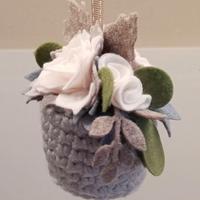 Campanella decorazione realizzata ad uncinetto