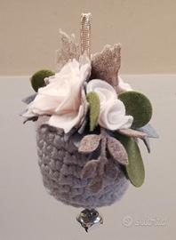 Campanella decorazione realizzata ad uncinetto