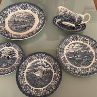 Servizio piatti ceramica inglese originale