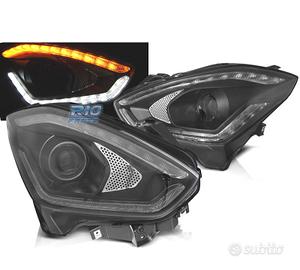 FARI SUZUKI SWIFT 17- TUBE LIGHT DRL DINAMICI NERI