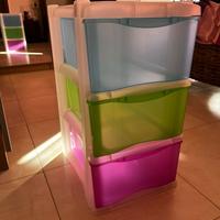 Cassettiera colorata portadocumenti