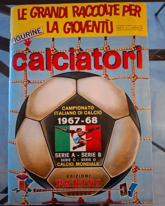 Album figurine Calciatori Panini 1967/68 completo