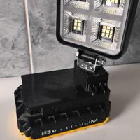 FARETTO LED PER BATTERIA STANLEY 18V