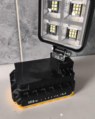 FARETTO LED PER BATTERIA STANLEY 18V