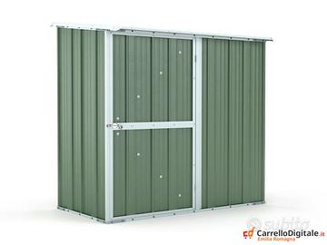 Box casetta giardino Acciaio 174x100 verde