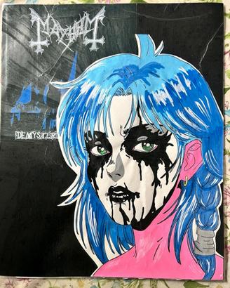 Disegno uniposca Karin Dna2 + Mayhem