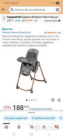 Seggiolone evolutivo Maxi Cosi
