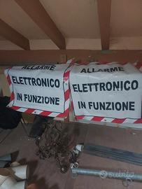 cartelli sistema di allarme