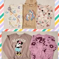 Felpe felpate invern 134 cm e 134/140 cm 8/10 anni