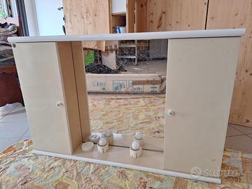 Specchiera bagno 100x65 profondita 17 cm