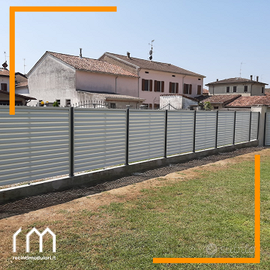 Pannelli Recinzione Frangivista Bianco Modulare