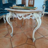 Tavolino in marmo stile luigiXV