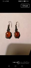 Orecchini con ambra 