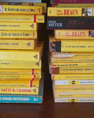 Lotto libri gialli
