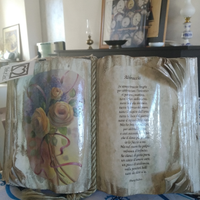 Libro soprammobile con poesia mamma