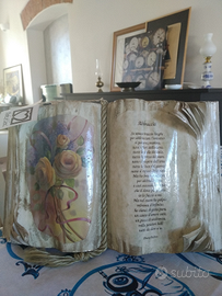 Libro soprammobile con poesia mamma