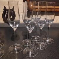 SERVIZIO 12 FLUTE ROYAL VKB E VASSOIO SILVER PLATE