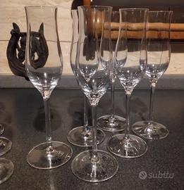 SERVIZIO 12 FLUTE ROYAL VKB E VASSOIO SILVER PLATE