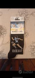 Calzetti con la foto di Maradona