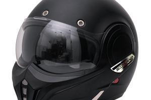Casco Scotland Stratos Modulare Matt black reversi