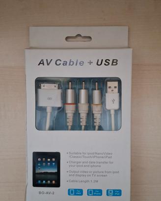 Av Cable + USB per Apple