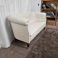 divano 2 posti fumoir frau piu' 2 pouff in p