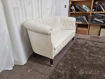 divano 2 posti fumoir frau piu' 2 pouff in p