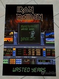 Iron Maiden "Wasted Years" poster