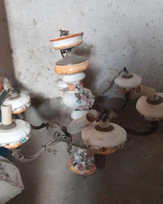 lampadario ceramica