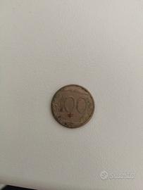Moneta 100 lire del 1998