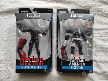 Marvel Legends Figure Nick Fury Black Panther Capt