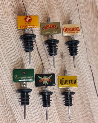 Set 6 beccucci versatori per bottiglie 