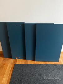 Ante ikea besta 60x38 blu opaco