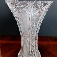 Vaso da fiori in cristallo di Boemia