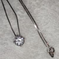 Collana argento 925 con punto luce