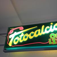 insegna  bifacciale totocalcio anni '90