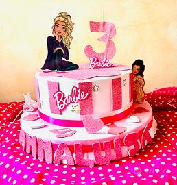 Torta scenografica Barbie