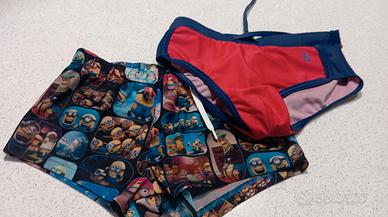 Costumi da mare bimbo taglia 6 anni