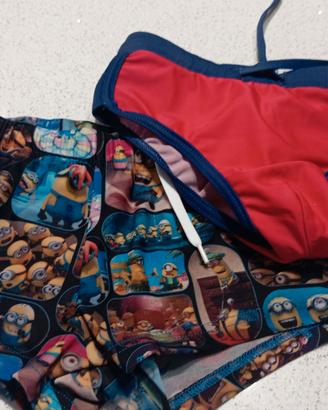 Costumi da mare bimbo taglia 6 anni