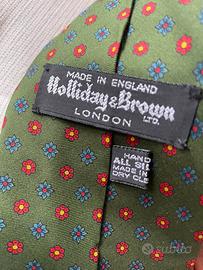 Cravatte seta Holliday & Brown London