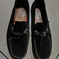 Scarpe mocassino uomo marrone camoscio numero 43 