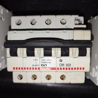 magneto termico Ticino 400v 63a sgancio