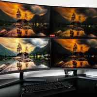 Set 4× Samsung C27R500 27” Curvi