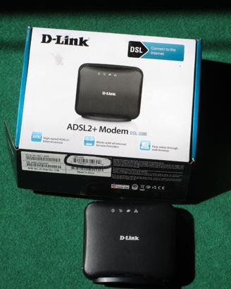 Modem DSL 320B D-Link con scatola