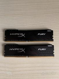 RAM HyperX Fury DDR4 2x4GB (8GB kit) 3200MHz