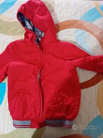 giubbino okaidi double face bambino 8 anni