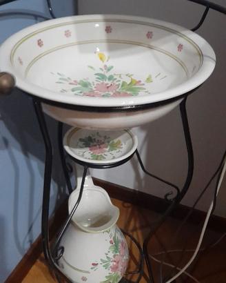 Set lavabo in ceramica come nuovo
