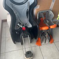 Seggiolini  bici posteriore e anteriore